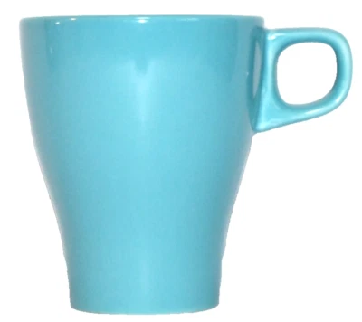 Taza de té de café IKEA FARGRIK 21533 turquesa 8 oz. Gres apilable Foto 1 de 4