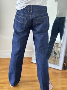 Vintage DOLCE & GABBANA D&G Italy Mens Light Wash Straight Leg Jeans 32 Zipper - Picture 1 of 13