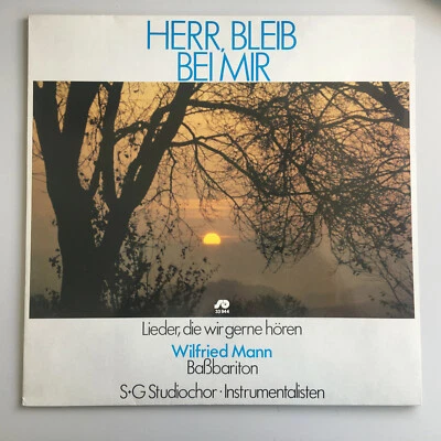 LP - Herr Bleib bei mir - Wilfried Mann Baßbariton - SG Studiochor 33944 - Bild 1 von 3
