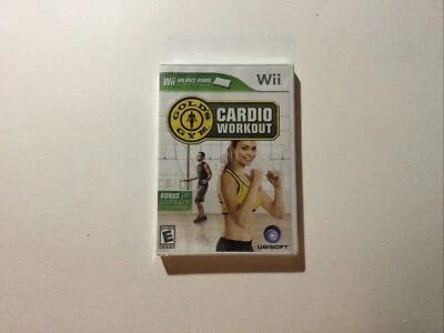 GOLD'S GYM CARDIO WORKOUT GAME FOR NINTENDO Wii, COMPLETE FACTORY SEALED, UBI - Image 1 of 3