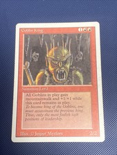 Goblin King X1 Mtg Revised Lp-