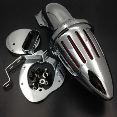 Kits de purificador de aire Bullet para Yamaha V-Star 1100 Dragstar XVS1100 1999-2012 CROMO Foto 1 de 4