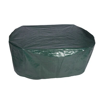 Schutzhülle Gartenmöbel Abdeckung Tisch Schutzhaube PE Abdeckplane Oval GZ1162