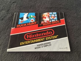 Notice Nintendo NES Super Mario Bros. / Duck Hunt FAH Tr&eacute;s Bon &eacute;tat #1