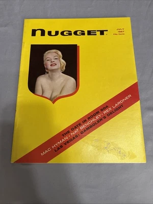 NUGGET MAGAZINE JULY 1957 JULIE NEWMAR - Image 1 of 4