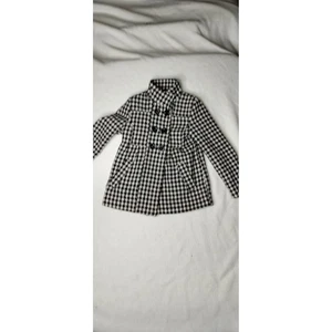 Rothschild Girls Houndstooth Coat Jacket Black White Size 8 Kids - Picture 1 of 8