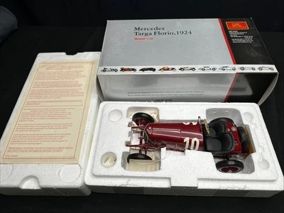 CMC 1/18 Scale Mercedes Targa Florio 1924 M-048 #10 Red Diecast Car - Image 1 of 4