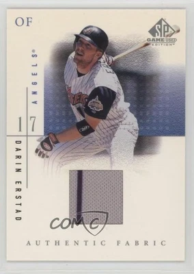 2001 SP Game Used Edition Authentic Fabric Darin Erstad #DE - Image 1 of 2