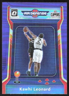 9854F 2020-21 Donruss Optic #4 Kawhi Leonard Air Defense Purple - Image 1 of 2