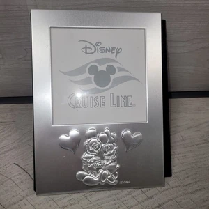 Álbum de fotos Disney Cruise Line cubierta plateada fieltro negro 4x6 42 páginas - Imagen 1 de 8