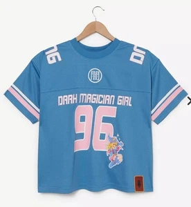 Yu-Gi-Oh! Dark Magician Girl Cropped Plus Size Football Jersey BoxLunch Size M - Picture 1 of 14