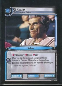 Star Trek CCG What You Leave Behind RARE 14R83 Sarek, Logical Being - Picture 1 of 1