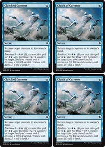MTG - 4x CLUTCH OF CURRENTS - Battle for Zendikar (C) - Picture 1 of 1