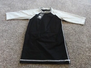 NEW KIDS TORLGOLER BLACK & GRAY PADDED SWIM SHIRT RASH GUARD SIZE SMALL - Picture 1 of 9