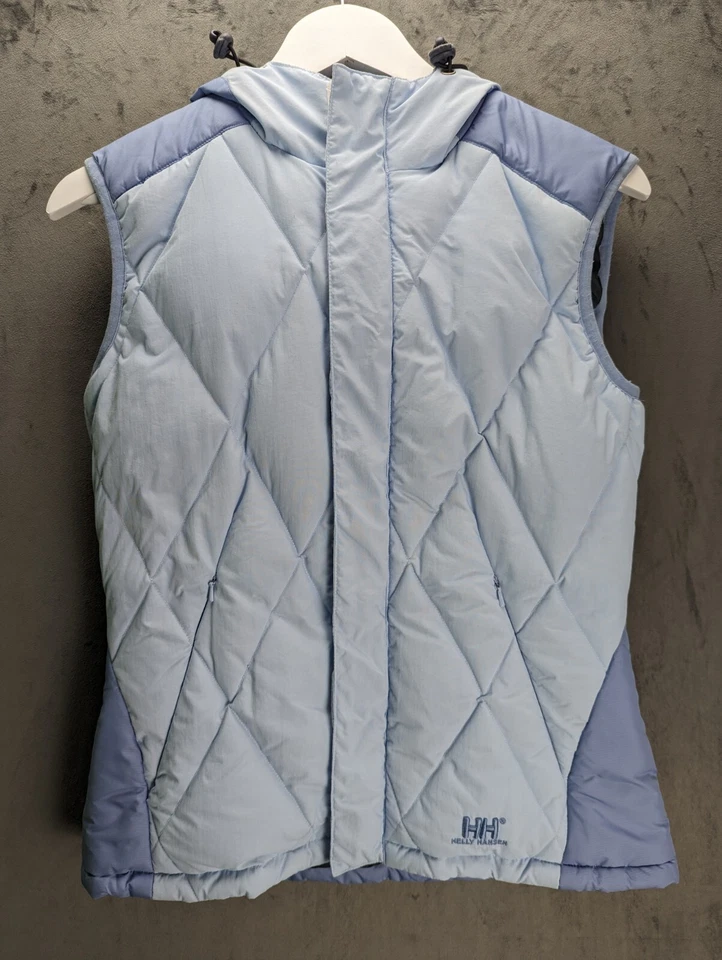 Helly Hansen Gilet Jacket Size Small Blue Down Filled Lined Hiking Outdoor - Image 1 of 4