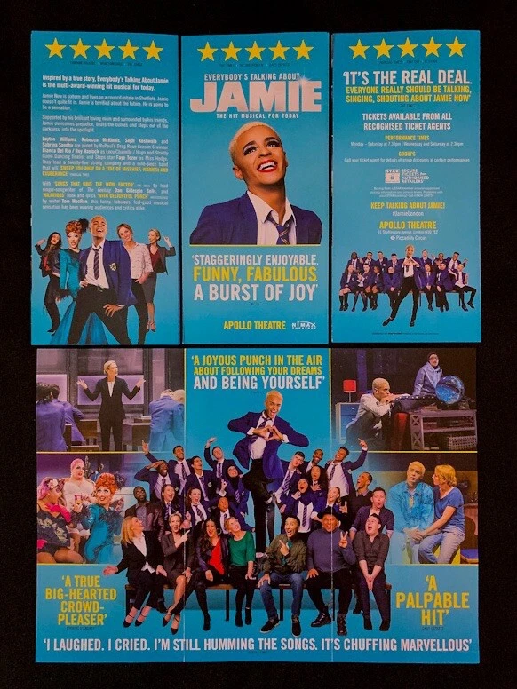 EVERYBODY’S TALKING ABOUT JAMIE Musical Flyer. BIANCA DEL RIO, Layton Williams