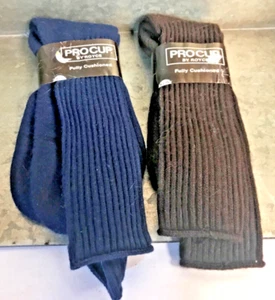 Vintage Royce ProCup Men's HiBulk Orlon Cushioned Stay Up Socks 2 pr Size 10-13 - Picture 1 of 7