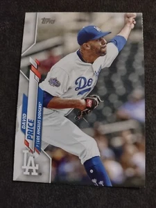 2020 Topps Update U-100 David Price Los Angeles Dodgers Baseballkarte - Bild 1 von 2