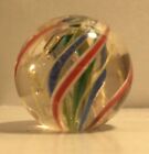 ANTIQUE GERMAN HANDMADE 13/16” 3 LAYER DIVIDED CORE SWIRL MARBLE     MINTY!  MS