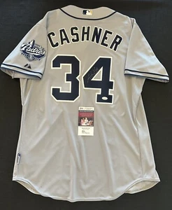 Andrew Cashner Signed Authentic San Diego Padres Jersey Autographed Auto JSA COA - Picture 1 of 7