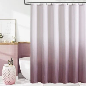 JICNHAN Mauve Ombre Shower Curtain Waterproof Fabric Shower Curtains for Bath... - Picture 1 of 8