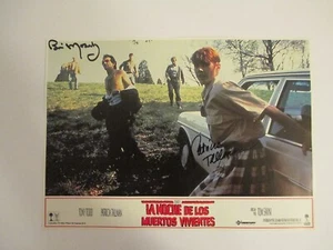 Tarjeta de vestíbulo de la noche de los muertos vivientes de Bill Moseley Patricia Tallman - Imagen 1 de 3