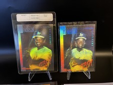 RICKEY HENDERSON Silver Star Holo All Time Stolen Base Leader 939. Rare!