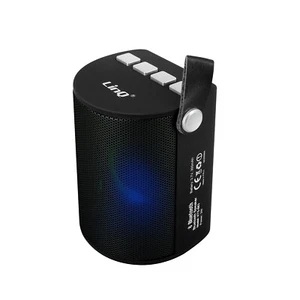 Altavoz Bluetooth LED Multicolor Radio FM Puerto USB Micro-SD LinQ Negro - Zdjęcie 1 z 6