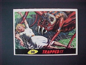 1962 BUBBLES (TOPPS) MARS ATTACKS #30  TRAPPED   NM-MT  PACK FRESH