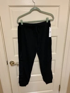 Wilt Women’s Joggers Velvet Strip Black Size Medium NWT - Picture 1 of 4