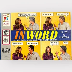 Vintage Milton Bradely In Word Board Game Complete Great Condition - Picture 1 of 12