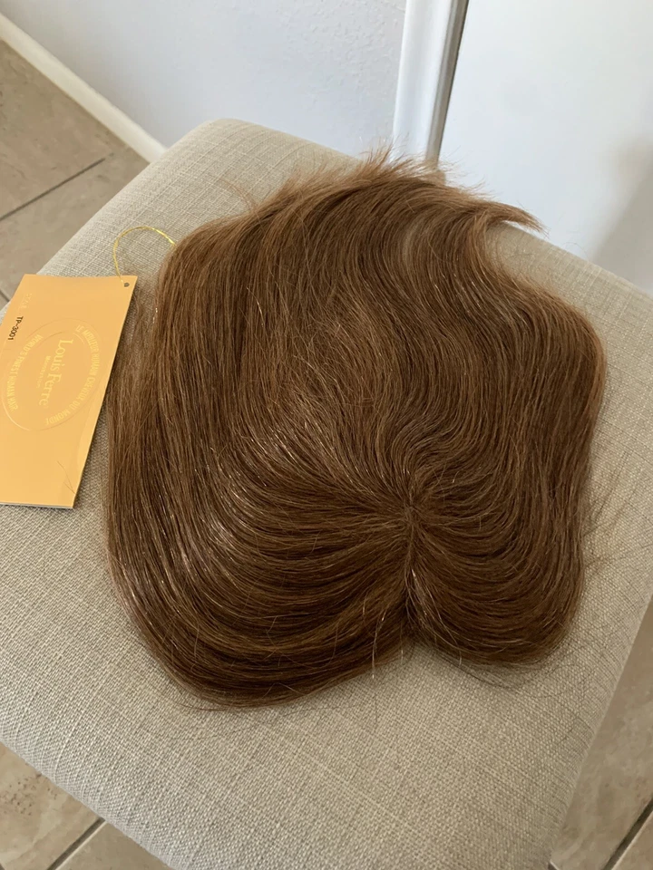 100% HUMAN STRAIGHT HAIR TOPPER CROWN MONOFILAMENT TOP FREE PARTING - Image 1 of 4