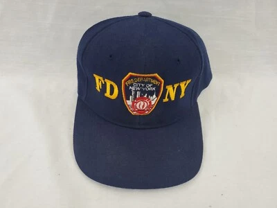 DE COLECCIÓN Pre-9/11/01 FDNY Torres Gemelas Snapback Gorra Ajustable Sombrero Foto 1 de 2