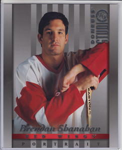 97/98 Donruss Studio Detroit Red Wings Brendan Shanahan 8 x 10 Portrait #6