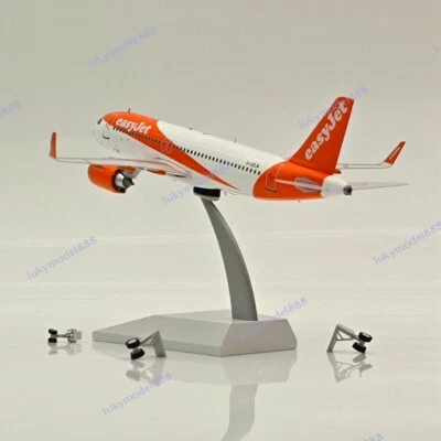 EasyJet  Airbus A320neo G-UZLM -WITH STAND JFOX JF-A320-046 Diecast Model 1:200 - Image 1 of 4