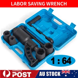Torque Multiplier Wheel Nut 1:64 Socket Crack Wrench Tool Set Ratio Truck - Picture 1 of 7