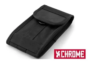 ACCESSORIO CICLISMO CHROME INDUSTRIES - CUSTODIA TELEFONO GRANDE NERA PER BORSA MESSENGER - Foto 1 di 4
