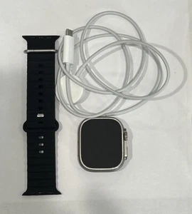Great! Unlocked Apple Watch Ultra 2 49MM Ocean Loop Band A2986 Battery 98% - Picture 1 of 4