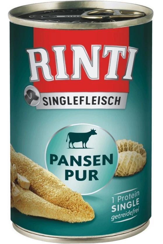 RINTI Singlefleisch Pure Monoprotein Pansen getreidefrei 6x800g - Bild 1 von 1
