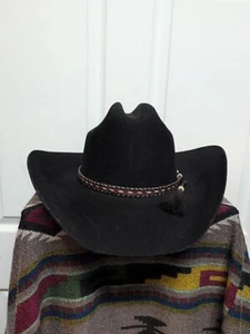 Sombrero Western Bailey 2 X Mezcla de Piel Para Hombre Negro Talla 6 7/8 - Imagen 1 de 13