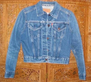Vintage Childs Levi Trucker's Style Jacket 1970's Sz M - Picture 1 of 10