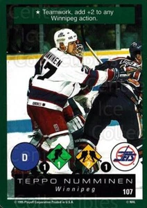 1995-96 Playoff One on One #107 Teppo Numminen - Picture 1 of 1
