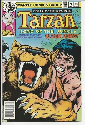 Tarzan #20 VF+ 8.5 Off-White Pages (1977 Series) - Image 1 of 2