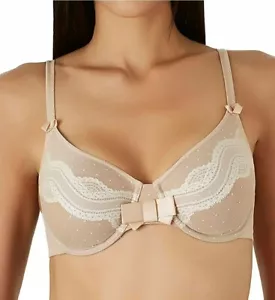 Soutien-gorge 85F (70F eu) moulé invisible Aubade Plumetischic Dune - Foto 1 di 7