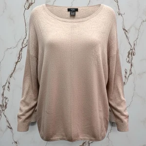 Lord & Taylor 100% Kaschmir Pullover Pulli Damen Gr. 2XL Haferflocken - Bild 1 von 4