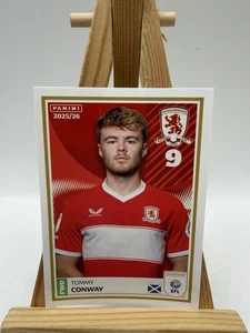 PANINI EFL 2025 - 26  STICKER Tommy Conway Middlesbrough FC #192 - Picture 1 of 4