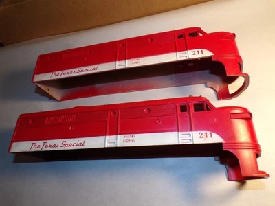 Vintage Original Lionel 211 Texas Special AA Alco Diesel, Cab Body Shells, Super - Image 1 of 4