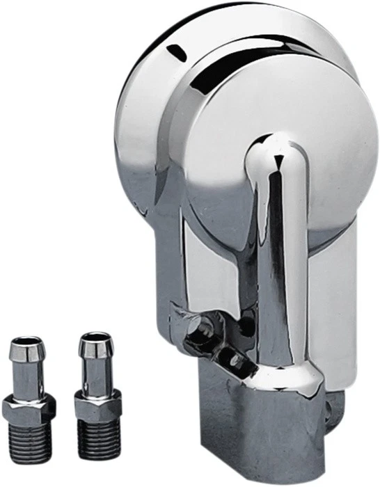 Drag Specialties Custom Oil Filter Mount Chrome Harley Davidson - Image 1 of 1