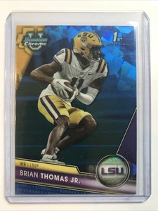 2023 TOPPS BOWMAN CHROME SAPHIRE BRIAN THOMAS JR ROOKIE CARD# 8 JACKSONVILLE - Picture 1 of 2