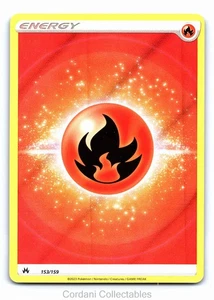 Fire Energy 153/159 - Crown Zenith - Pokemon Card - Near Mint - Foto 1 di 2